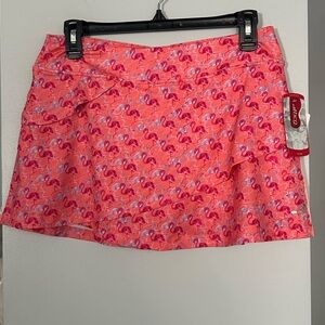 BCG Girl’s Pink Flamingo Mini Skort - 
Size XL (16) - NWT